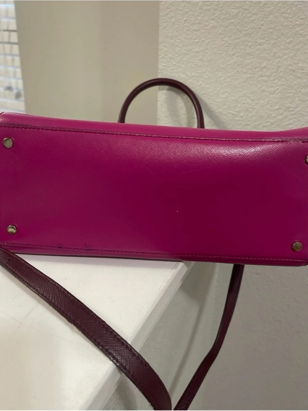 The Kate Spade New York Staci Satchel Colorblock Small Pink Crossbody